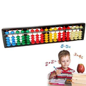 Abacus 17 tiges avec perles colorées